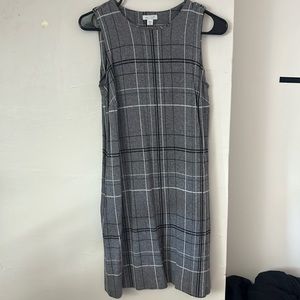JJill geometric gray minidress XS petite